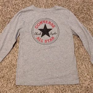 Converse long sleeve,gray,youth large
